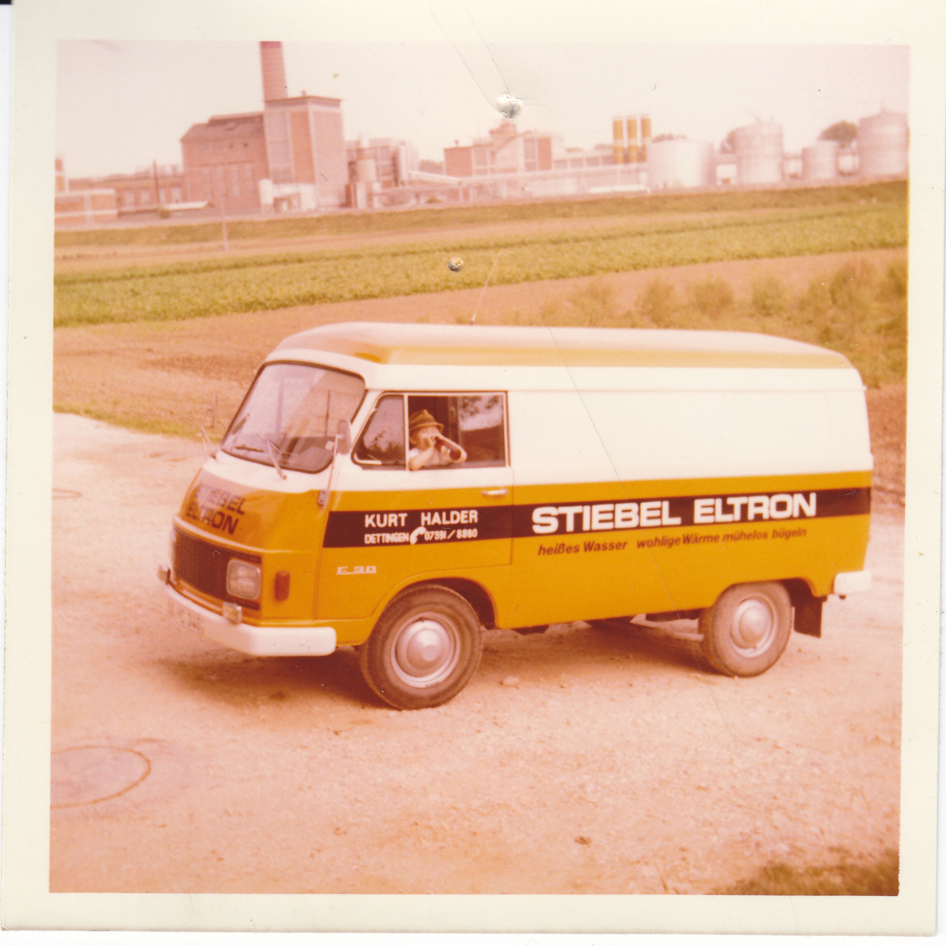 Erstes Firmenfahrzeug Kurt Halder